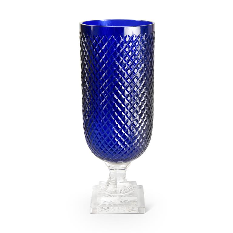 Cobalt Blue Hobnail Vase