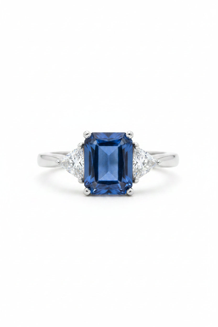 Trillion Sapphire Ring