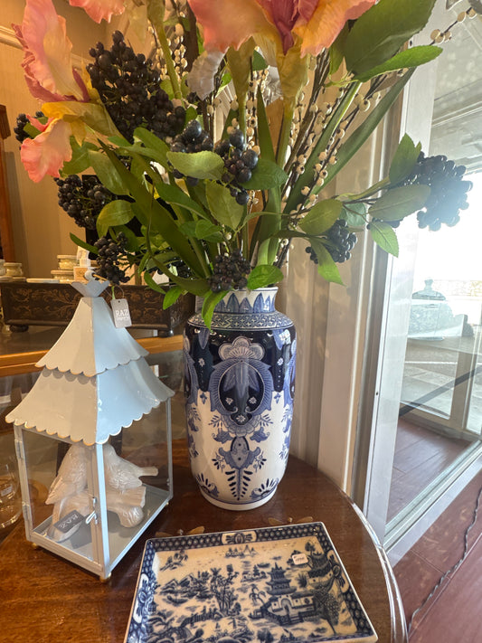 Large Blue and White vase