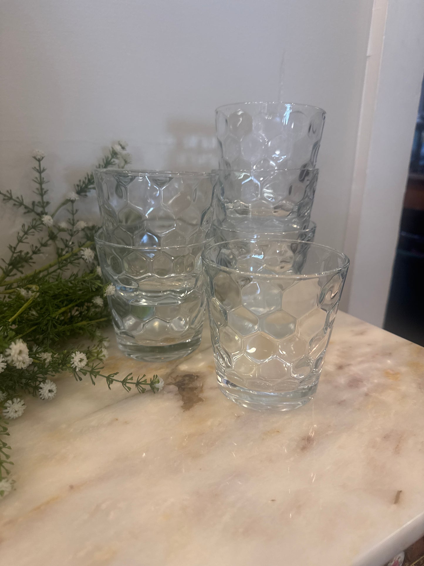 Honeycomb Double Old Fashions, set of 6