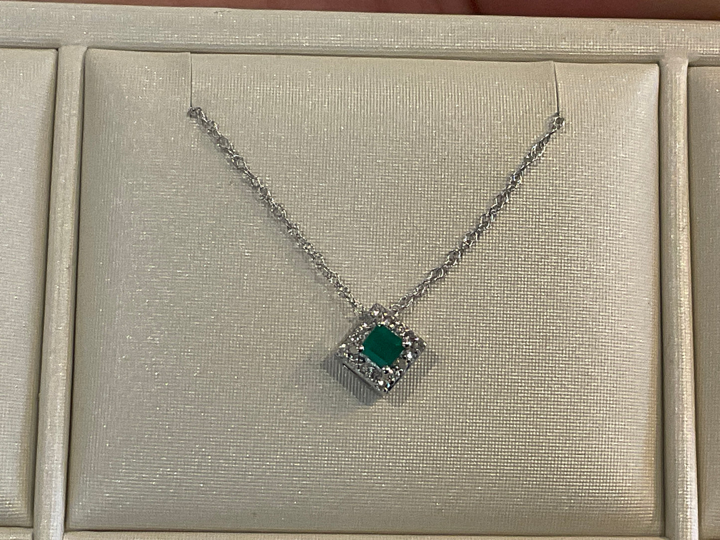 Emerald and Diamond Necklace
