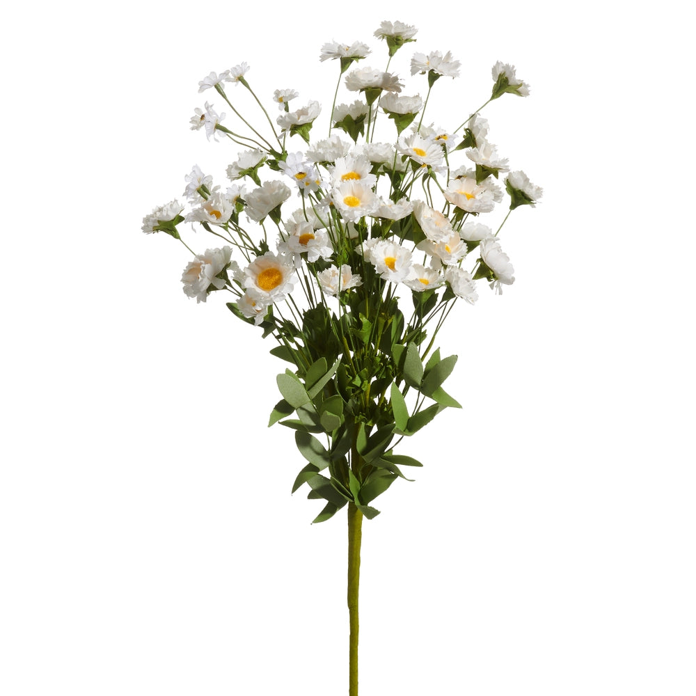 17" White Daisy Bush