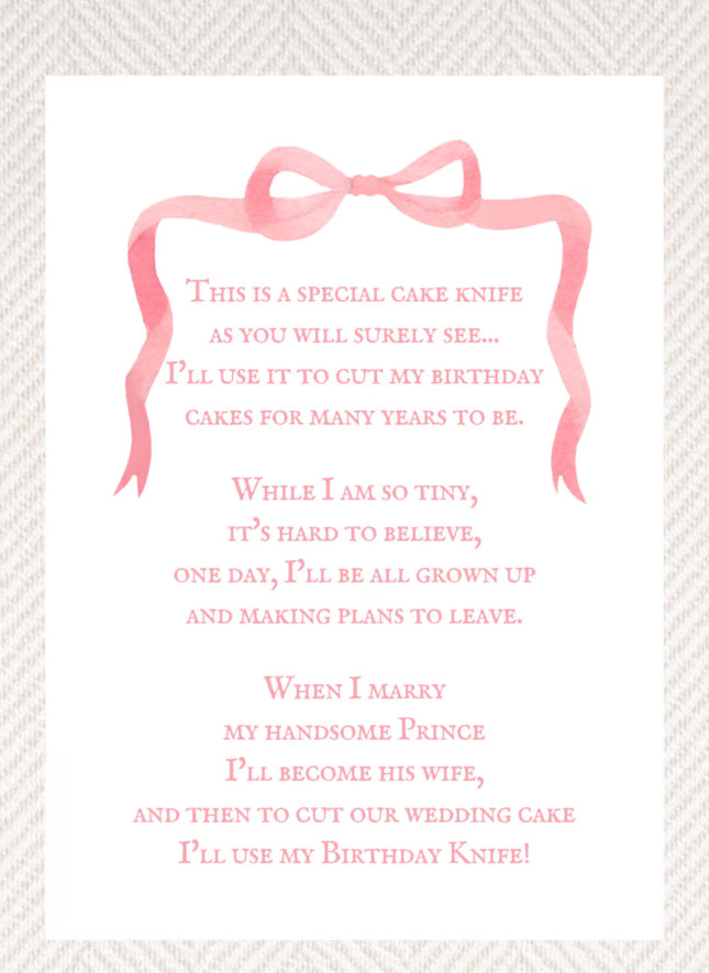 Keepsake Knife/pink
