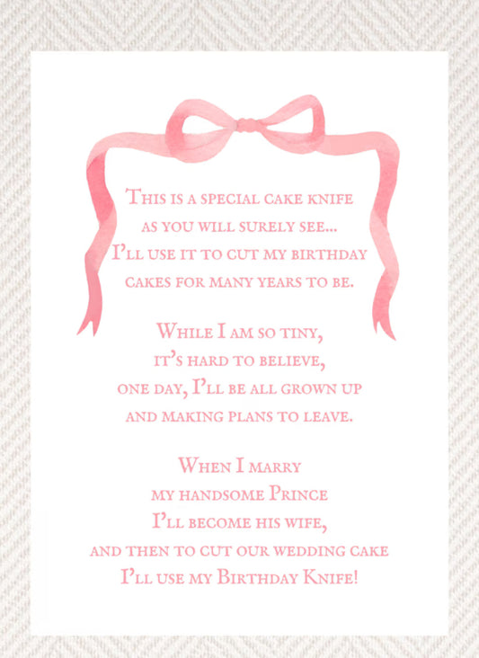 Keepsake Knife/pink