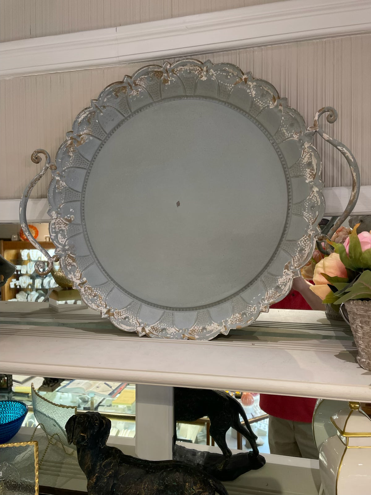 Blue Accent Tray