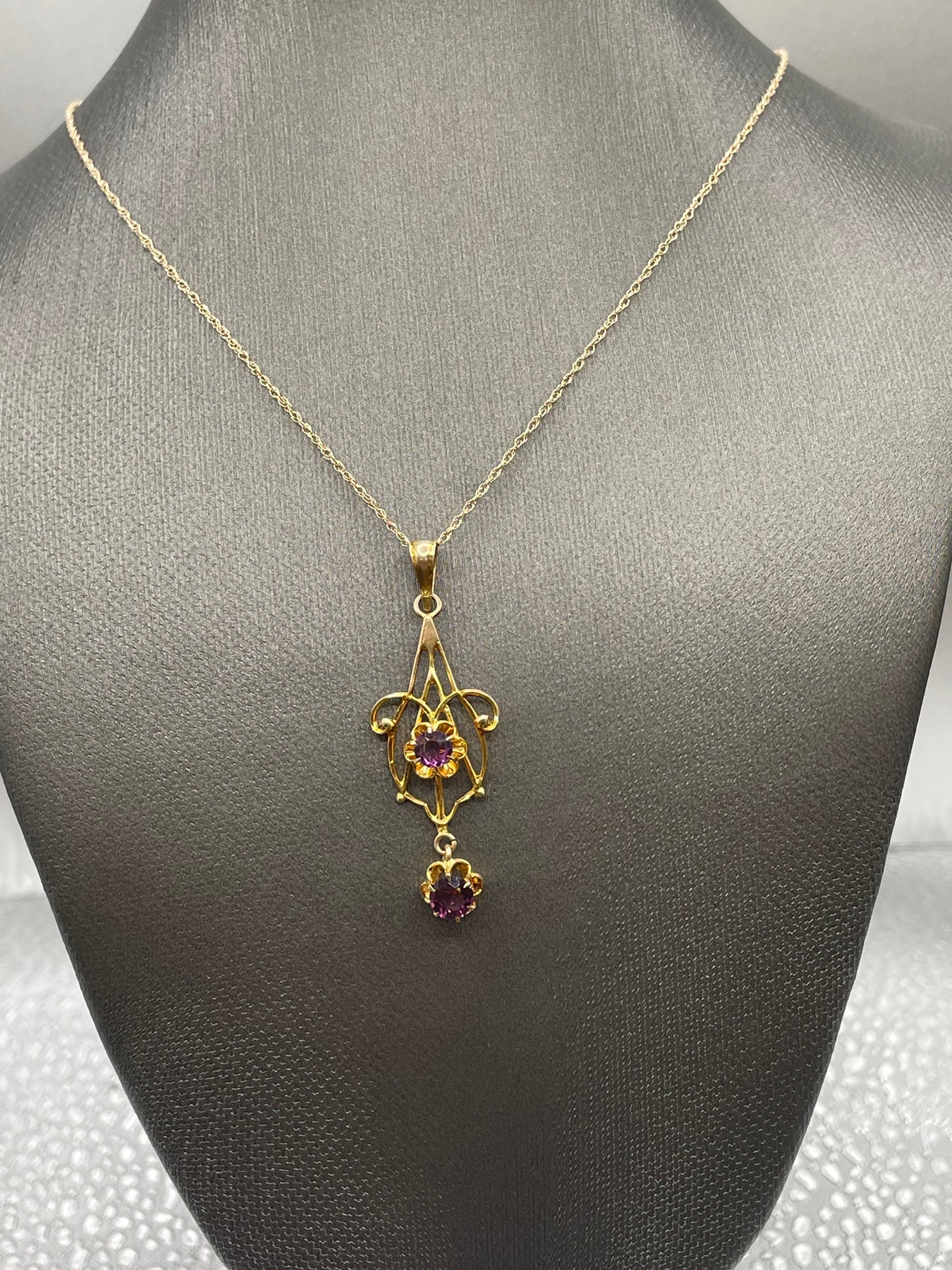 Vintage Amethyst Pendant