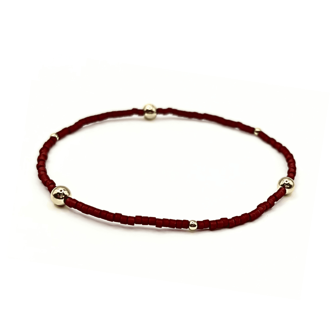 Erin Gray - Game Day Gold-Filled & Seed Bead Waterproof Bracelet Collection