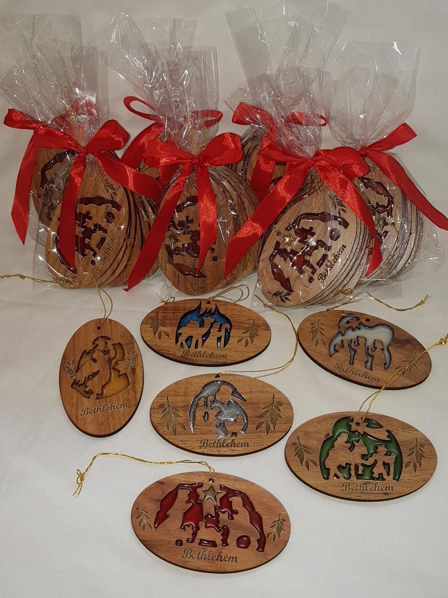 Christmas Story Stained Glass Ornament Gift Set