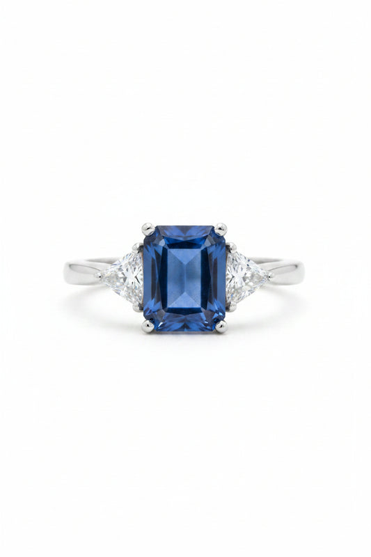 Trillion Sapphire Ring