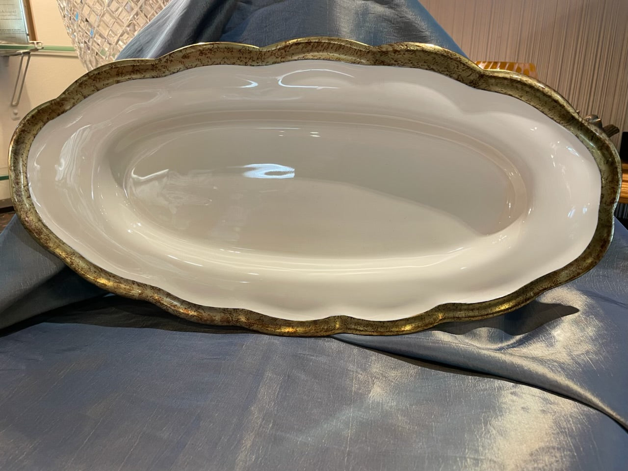Enameled Metal Tray