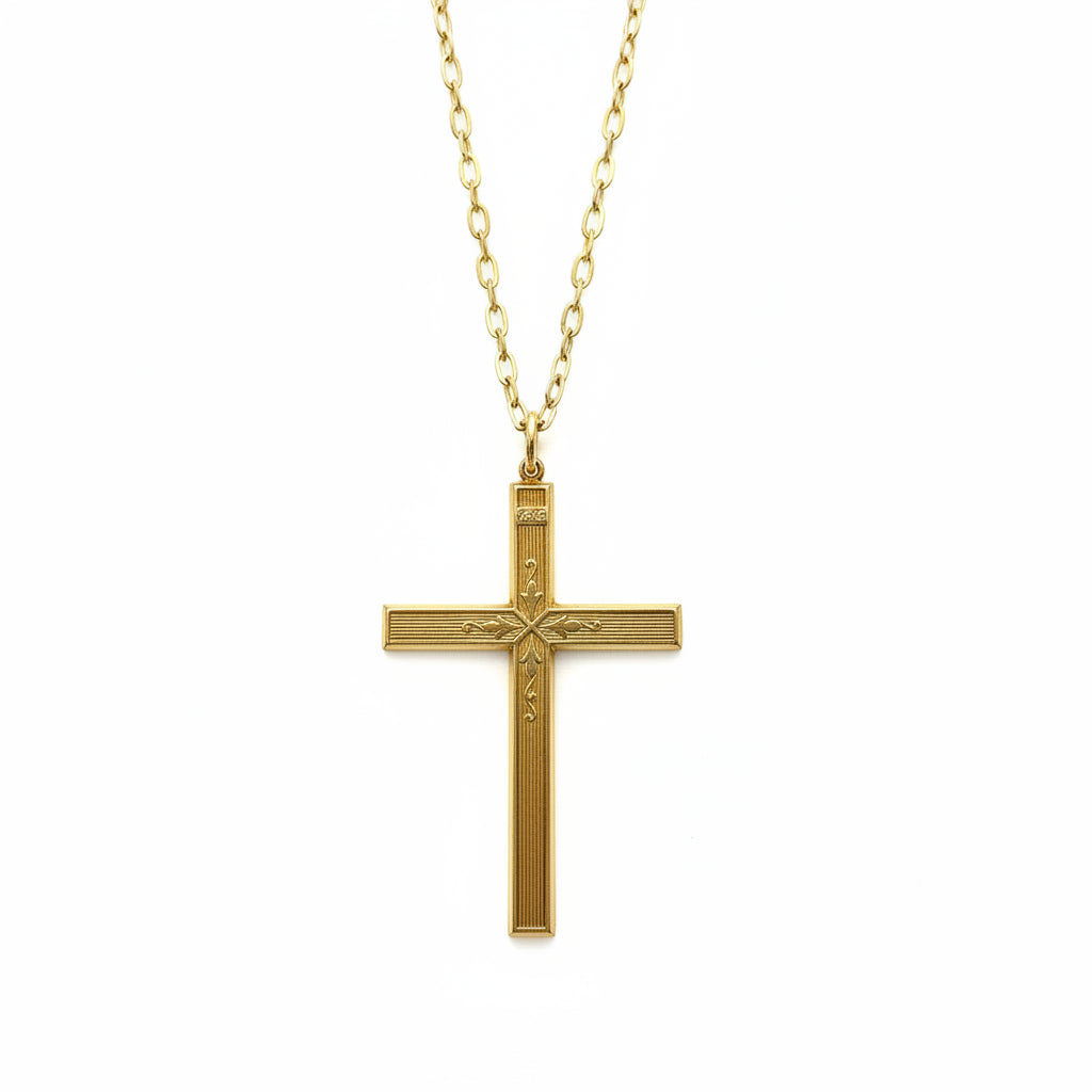 Golden Cross Necklace