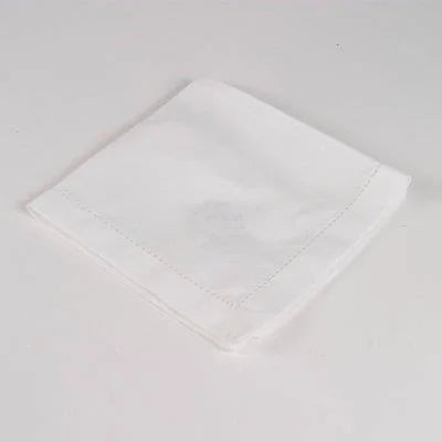 Hemstitch Napkin White 18x18