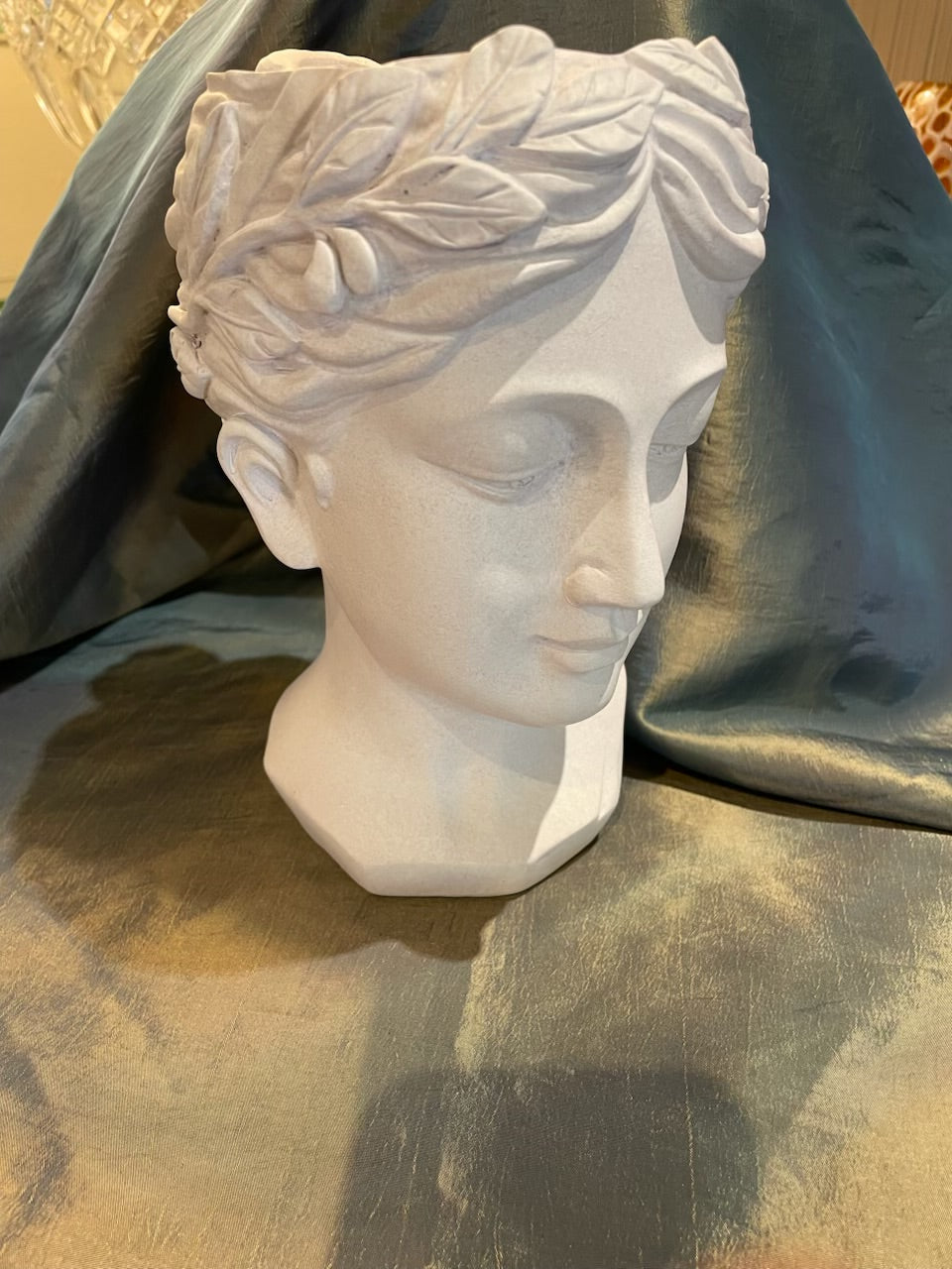 Grecian Head Statue Planter