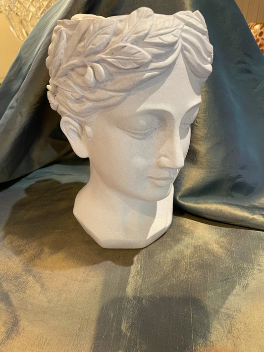 Grecian Head Statue Planter