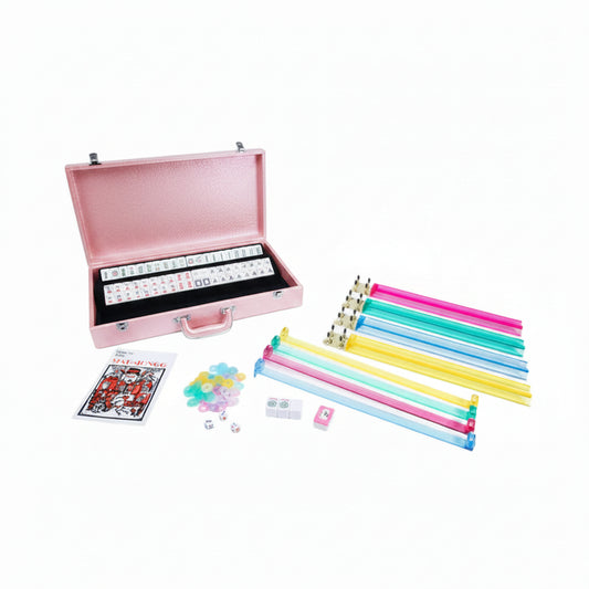 Imperial Garden Mahjong Set /Pearlized Pink