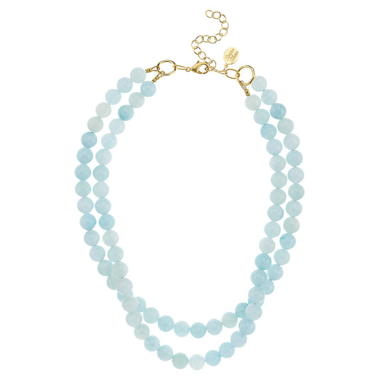 Jade Double Strand Necklace