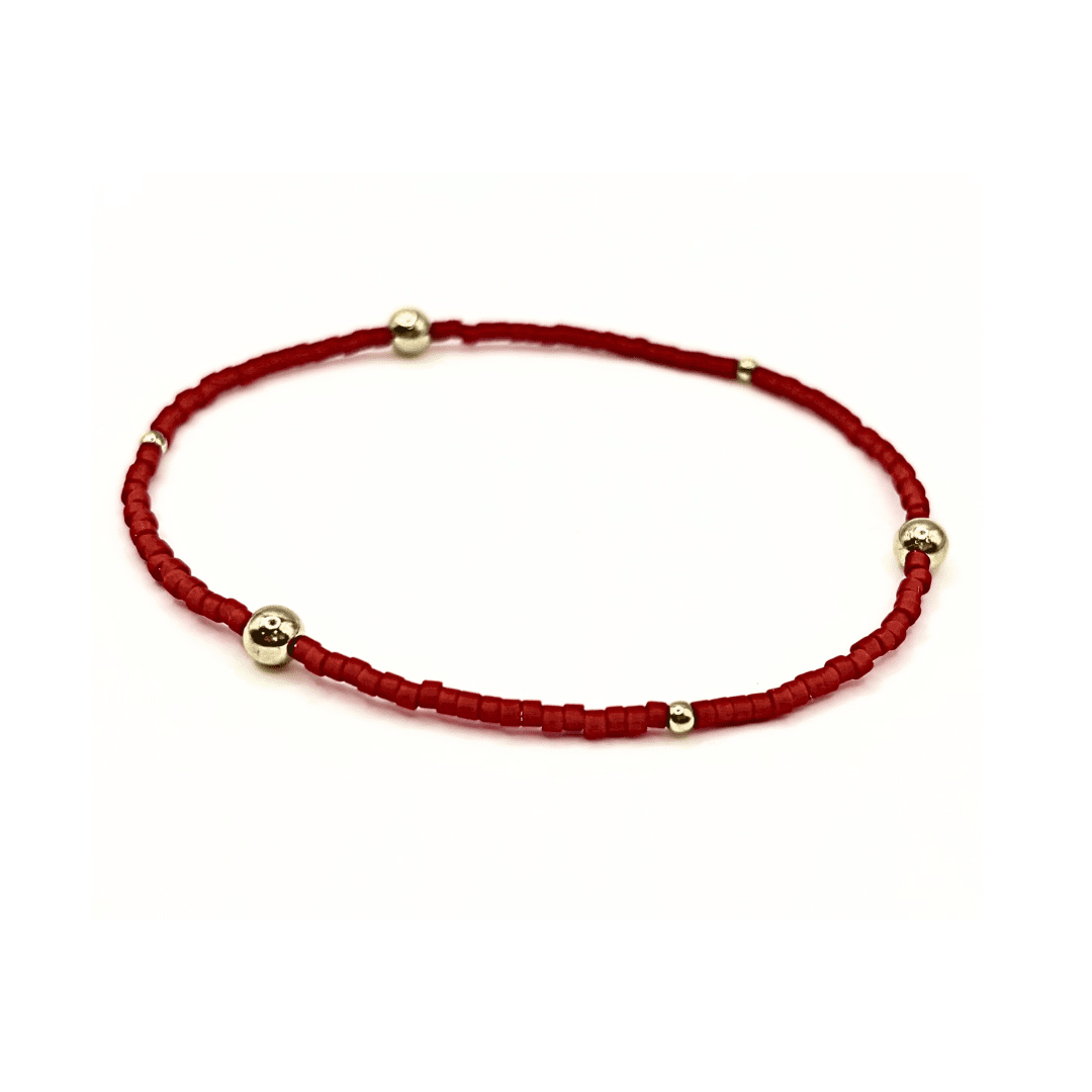 Erin Gray - Game Day Gold-Filled & Seed Bead Waterproof Bracelet Collection