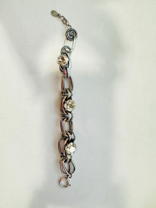 Chunky Silver Link Bracelet
