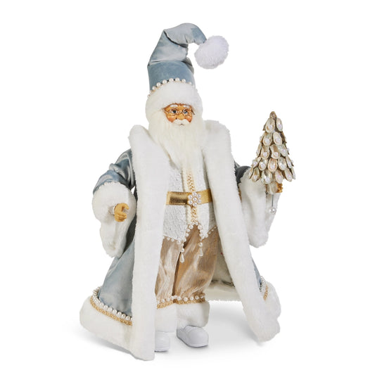 Blue Victorian Santa