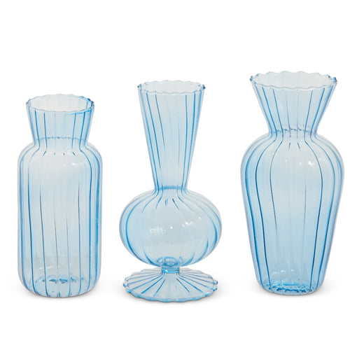 6" BLUE VASES
