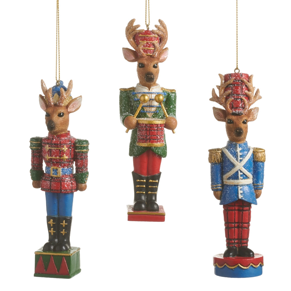 Deer Nutcracker Ornament