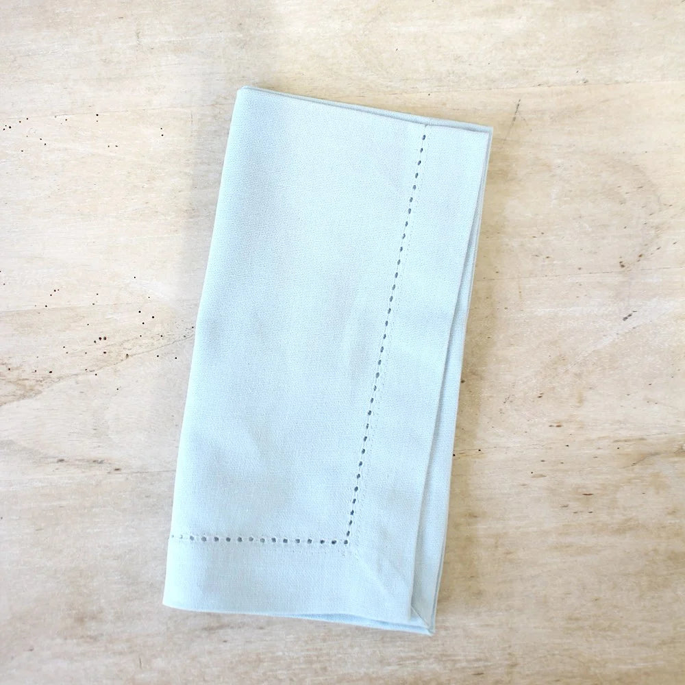 Hemstitch Napkin Light Blue 18x18