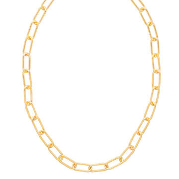Chunky Paperclip Tennis Necklace