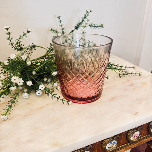 Large Pink Crystal Voltive