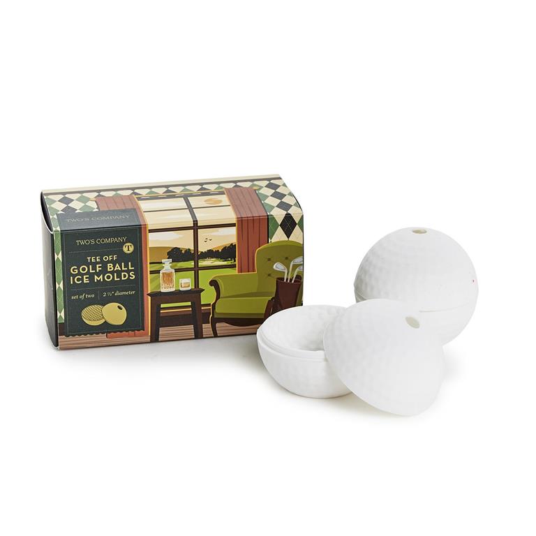 S/2 Golf Ball Ice Mold In GB