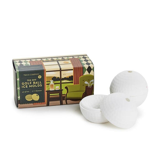 S/2 Golf Ball Ice Mold In GB