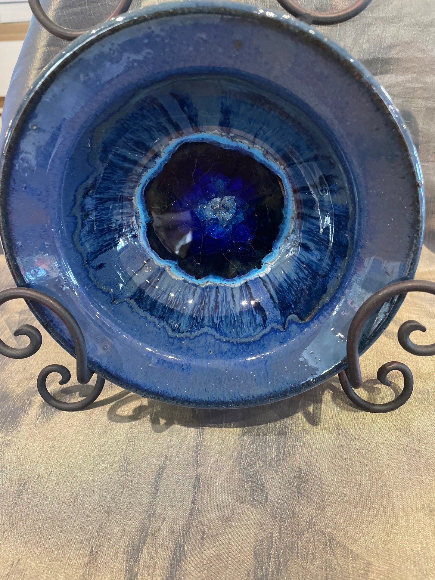 Dock 6 Cobalt Rimmed Bowl 7"