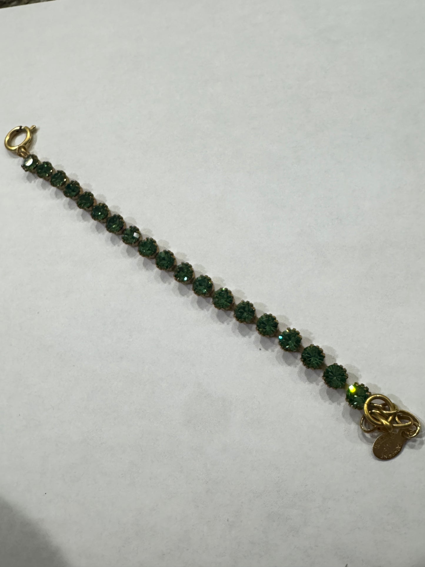 Small Green Diamond Lux Bracelet