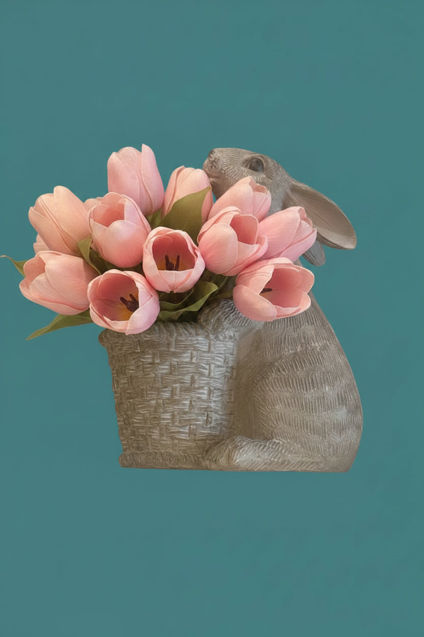 Resin Rabbit Basket