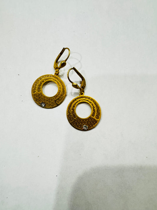 Small Vintage Mesh Earrings
