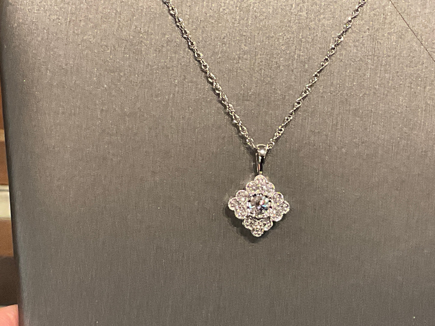 Vintage Style Diamond Pendant