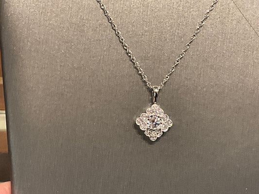 Vintage Style Diamond Pendant
