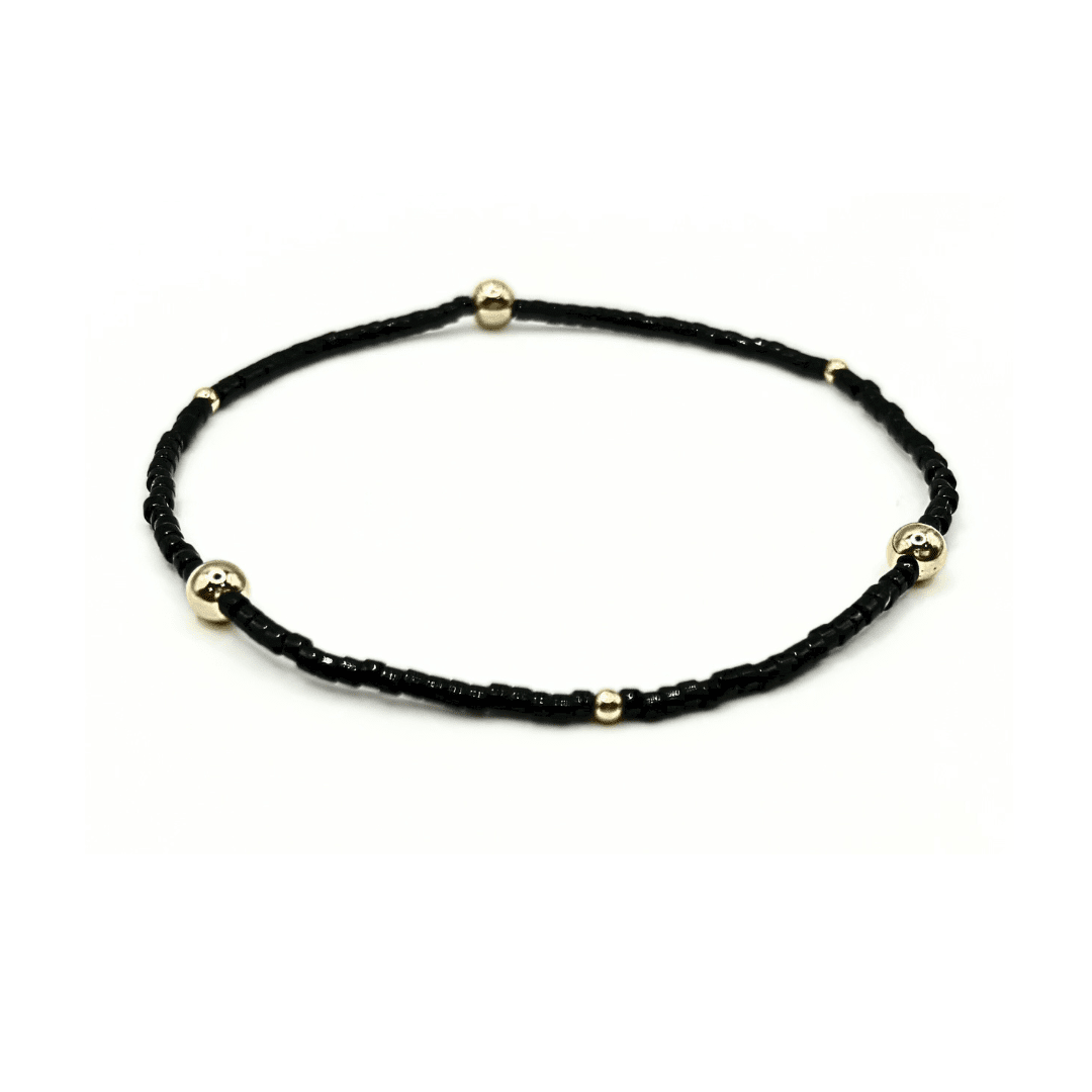 Erin Gray - Game Day Gold-Filled & Seed Bead Waterproof Bracelet Collection