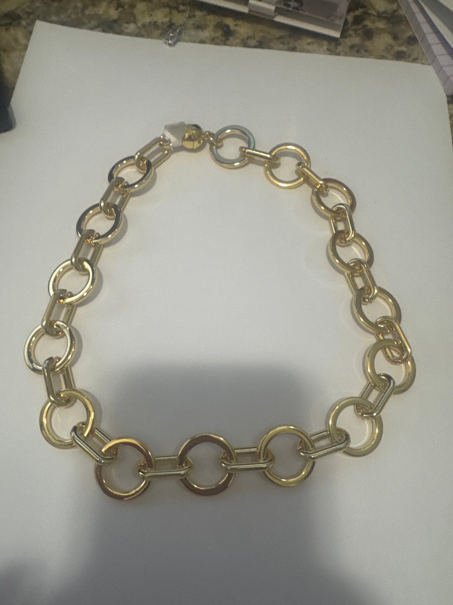 Circle Statement Necklace