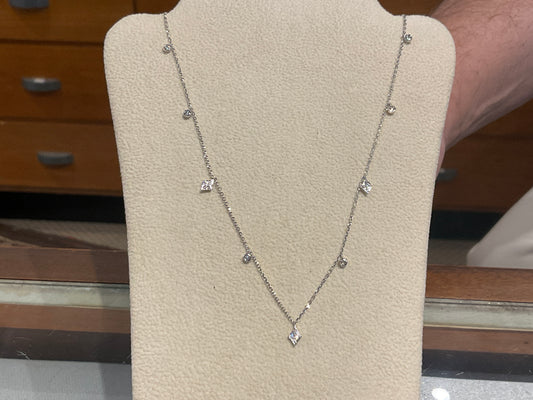 Diamond Station Necklace