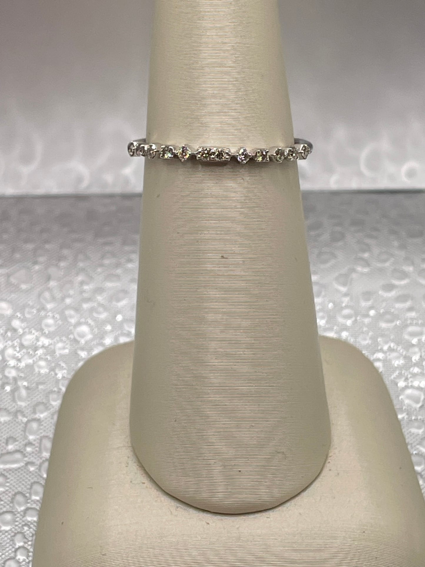 1/8 carat Fancy Stackable Band