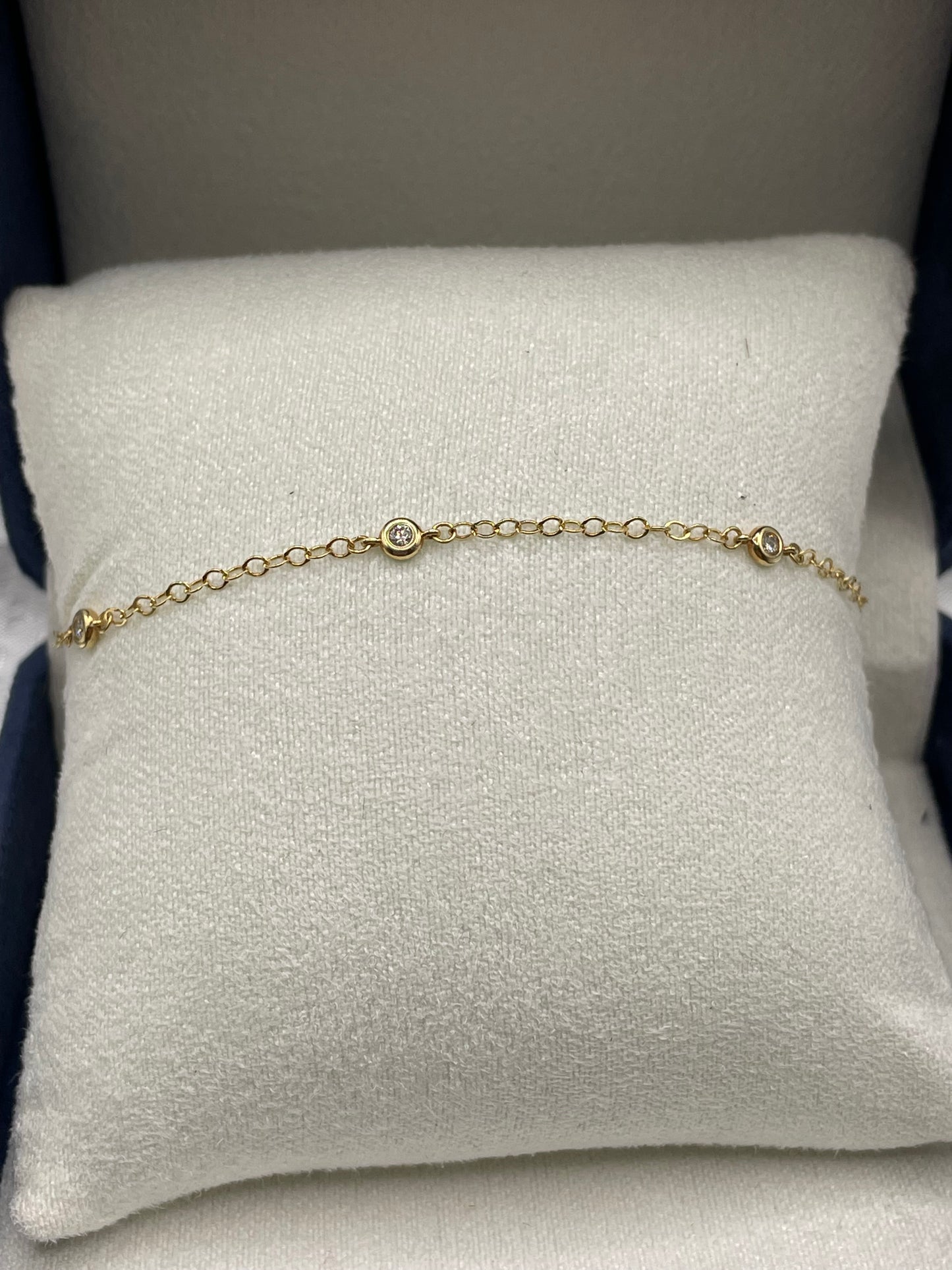 .12 carat Diamond Station Bracelet