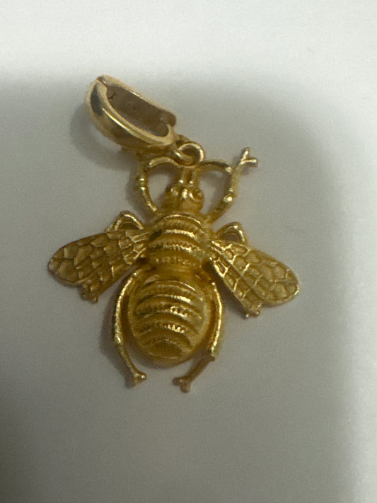 Golden Bee Charm