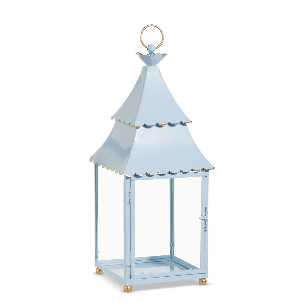 16.5” Light Blue Lantern