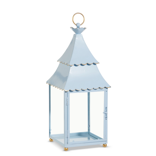 16.5” Light Blue Lantern