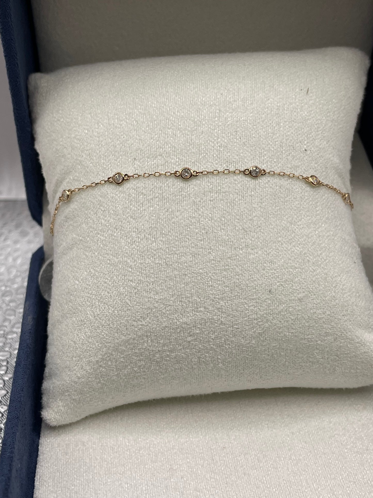 .25 carat Diamond Station Bracelet