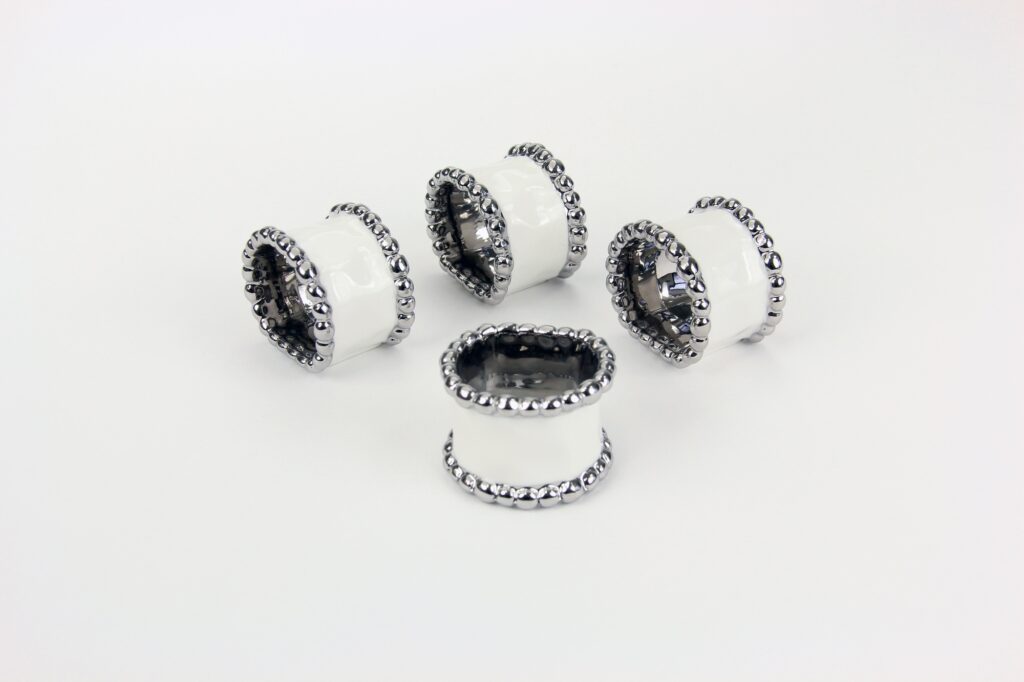 Set of 4 Napkin Rings/Salerno