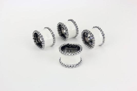 Set of 4 Napkin Rings/Salerno