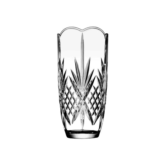 Dublin Crystal Scalloped Vase