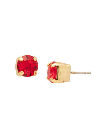 Simple Stud Earrings Light Siam