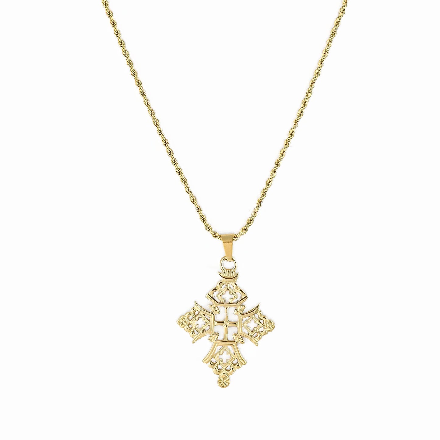 Filigree Cross - Gold